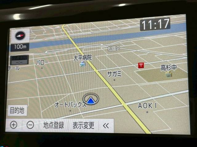 【純正メモリナビ】装備でフルセグTV視聴やBluetooth等充実装備。