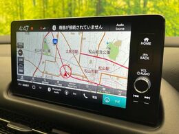 【9インチ　ホンダコネクトディスプレイ】視認性の高い大画面ディスプレイでナビの使用や、お持ちのスマートフォンと連携したbluetoothでの音楽再生が可能です♪