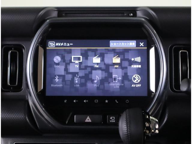 お出かけの強い味方☆フルセグナビ搭載！　AV機能：AM/FMラジオ・TV・CD・DVD・Bluetooth・USB