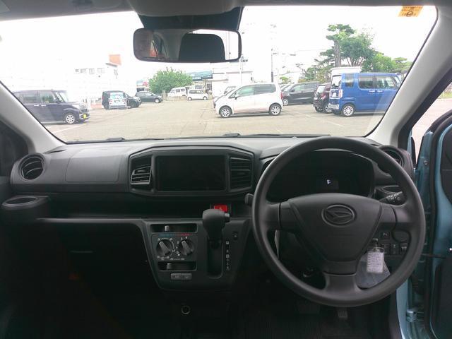 インパネはシンプルなデザインです。