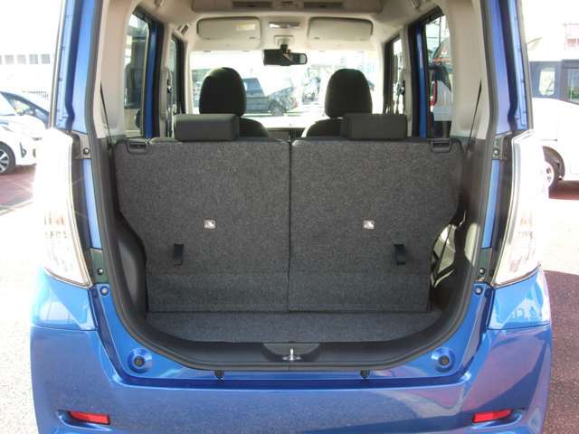 広い開口部で荷物の出し入れもラクラクです