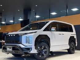 デリカD5コンプリートモデル（ワーロック）新車販売！走破性に優れた本格派4WDミニバン！個性溢れるボディキット。