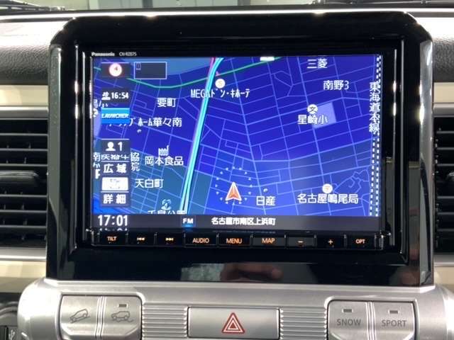 純正ナビ搭載です。知らない道も安心ですね！