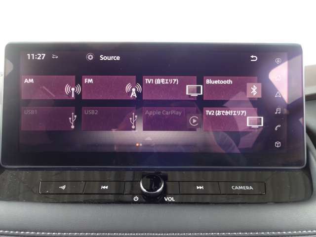 AM・FM・TV・bluetoothがお客様のドライブのサポートを致します。