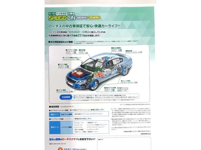 中古車保証で、安心・快適カーライフ！！