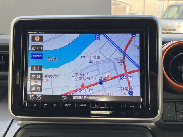 ナビ付きですので知らない場所にお出かけの際には道に迷うことなく目的地に到着できるので非常に活躍します。