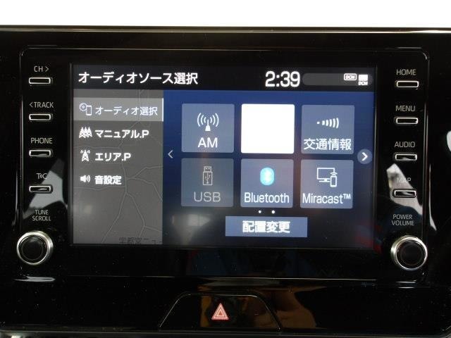 ディスプレイオーディオ搭載！お手持ちのスマートフォンと連携することで、より機能性がアップします！（※ナビ機能は有していません。また、Tコネクト機能等のご利用は別途有償となります！）