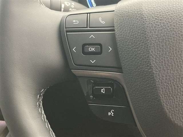 運転中、オーディオの操作をしてて、ハッとしたことはありませんか？ステアリングスイッチは、運転中でもハンドルでオーディオの操作が可能です。安全なドライブをサポートします。