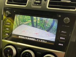 【バックカメラ】駐車時に後方がリアルタイム映像で確認できます。大型商業施設や立体駐車場での駐車時や、夜間のバック時に大活躍！運転スキルに関わらず、今や必須となった装備のひとつです！