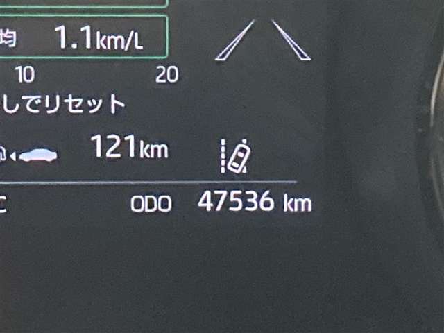 【走行距離】走行距離計の画像です。※撮影時の実走距離となります。車両の移動等により走行距離が進んでいる場合があります。