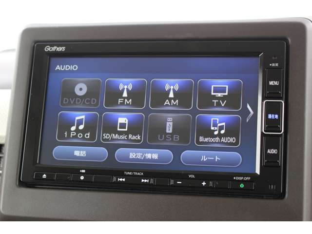 フルセグTVやDVDも視聴出来ます。Bluetooth接続も可能です。