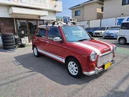 ボンネットストライプ・サイドストライプ・ホワイトホイールMINIライト
