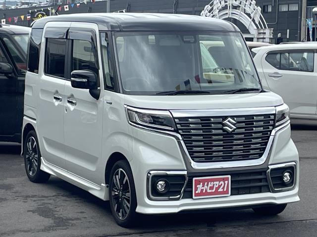 ツートン・ターボ・両側電動・ステアリモコン・ETC・プッシュスタート・クルコン・パドルシフト・アイドリングストップ・デュアルセンサーブレーキサポート・横滑り防止・前後誤発進抑制・車線逸脱警報