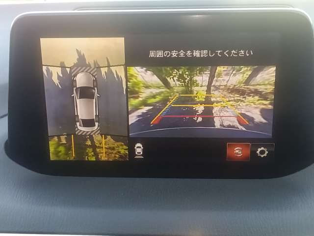 360°ビューバックモニターが付いております！