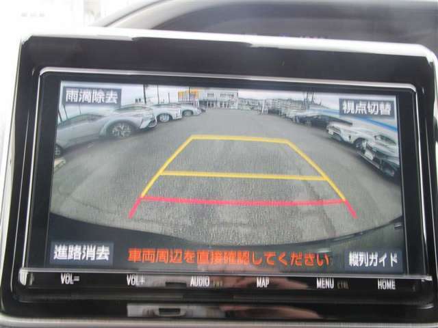 バックカメラで駐車時の後方確認が安心です！