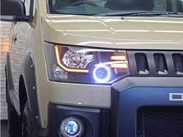 LEDファイバーラインはウィンカーとも連動し点滅致します。ご希望のお客様は簡単な配線加工で連動を解除する事も可能です。