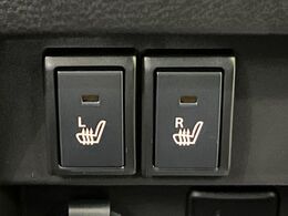 【シートヒーター】寒い日に重宝するシートヒーター！エアコンより早く温まってくれるので寒がりの人も安心ですね♪エアコンの温風は乾燥するから苦手、という方にもをおすすめです。