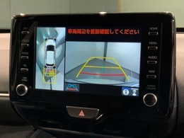 全方位モニターがついています！　車の周囲を360°安全確認できるので、普段の駐車はもちろんの事、縦列駐車や幅寄せの際にも活躍してくれますよ。