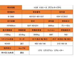 ■車両情報■お問合せの際は管理番号をスタッフまでお伝えください■