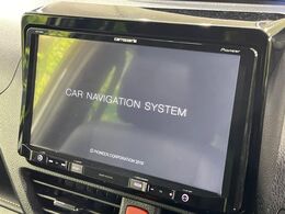 【大画面ナビ】人気の大型9インチナビを装備。存在感のある大画面はインパクト大！ナビ利用時のマップ表示は見やすく、テレビやDVDは臨場感がアップ！いつものドライブがグッと楽しくなります♪