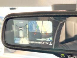 【アラウンドビューモニター】専用のカメラにより、上から見下ろしたような視点で360度クルマの周囲を確認することができます☆死角部分も確認しやすく、狭い場所での切り返しや駐車もスムーズに行えます。