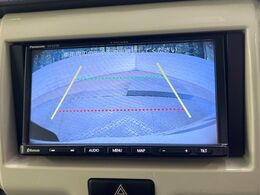 【バックカメラ】駐車時に後方がリアルタイム映像で確認できます。大型商業施設や立体駐車場での駐車時や、夜間のバック時に大活躍！運転スキルに関わらず、今や必須となった装備のひとつです！