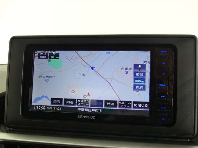 フルセグTV対応7インチナビ。Bluetoothにも対応していますので貴方のドライブをしっかりサポートします。