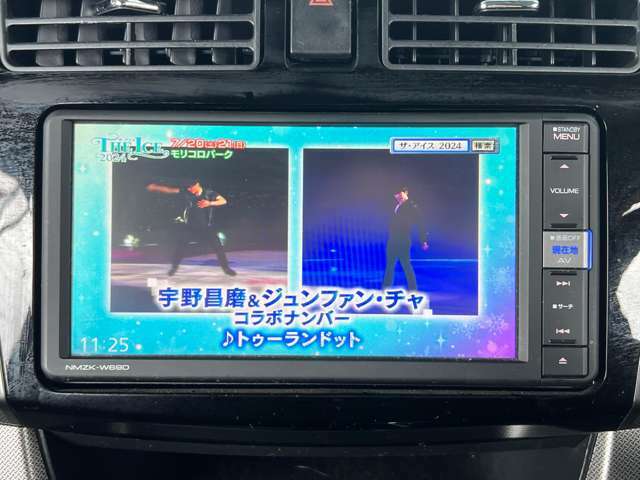 フルセグTV、CD、USBも使えます。