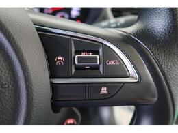 【全車速追従機能付アダプティブクルーズコントロール】システムが先行車との距離を測定して設定した車間距離を適切に保ちながら加速・減速をサポート◎