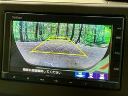【バックカメラ】駐車時に後方がリアルタイム映像で確認できます。大型商業施設や立体駐車場での駐車時や、夜間のバック時に大活躍！運転スキルに関わらず、今や必須となった装備のひとつです！