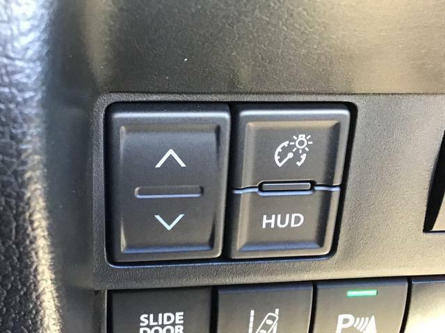 運転席の正面に情報を表示するヘッドアップディスプレイを搭載☆