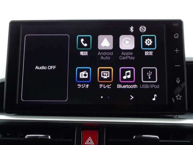 ディスプレイオーディオでスマホと連携出来ます！※ナビ機能はございませんが有料にて追加可能です。