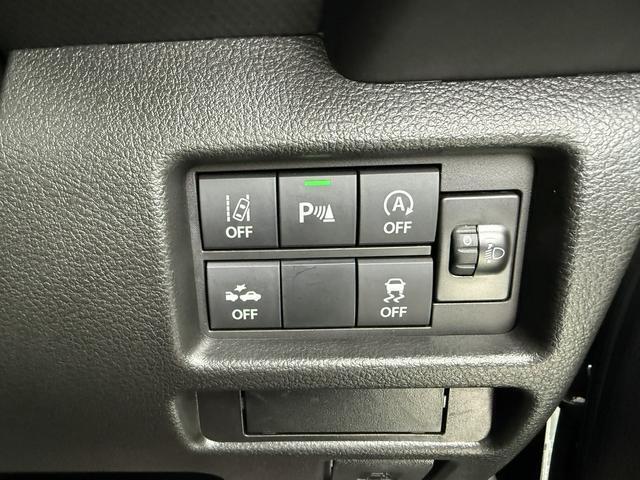 衝突被害軽減ブレーキの各種スイッチです。