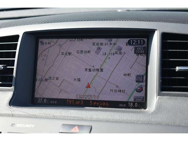 純正ナビ＋フルセグで検索や操作がスイスイ行えます！