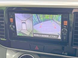 【アラウンドビューモニター】専用のカメラにより、上から見下ろしたような視点で360度クルマの周囲を確認することができます☆死角部分も確認しやすく、狭い場所での切り返しや駐車もスムーズに行えます。
