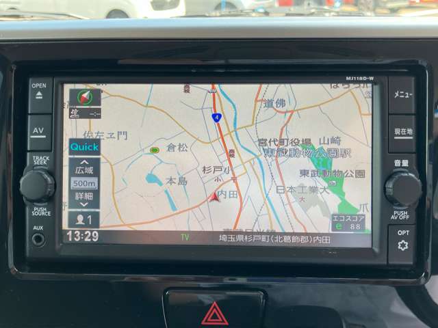 純正ナビ（MJ118D-W）