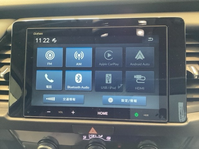 オーディオはGathersディスプレイ・オーデイオを搭載。Bluetoothオーディオ機能がありますので、スマートフォンなどの音楽も再生できます。