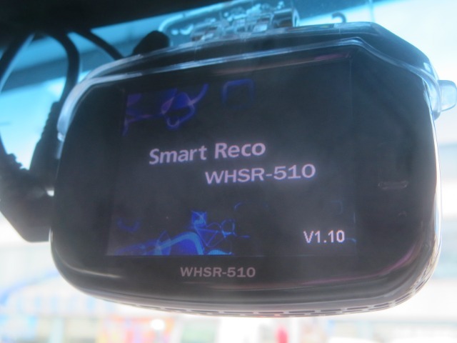 ☆前後撮影タイプのドライブレコーダー『Smart Reco　WHSR-510』装備☆今は、自分を守るのは自分の時代です！ドライブレコーダーは必需品ですね！使うことの無い事が良いのですが・・・☆