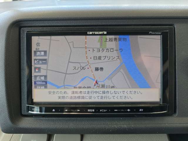 社外メモリーナビ付きです。