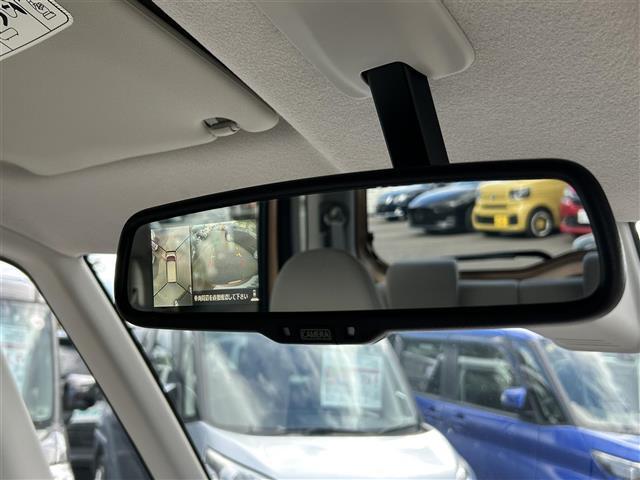 【バックミラー】大きくて見やすいので、後方を見るときも安心です！