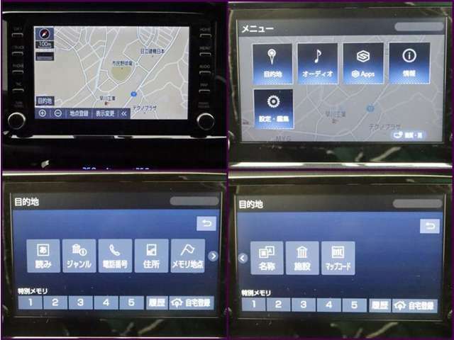 ナビゲーション付きなので、何時何処でも行きたい場所へ。初めての道でも迷わず安心快適ドライブ出来ます！！現在の必需品ですね！！