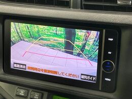 【バックカメラ】駐車時に後方がリアルタイム映像で確認できます。大型商業施設や立体駐車場での駐車時や、夜間のバック時に大活躍！運転スキルに関わらず、今や必須となった装備のひとつです！