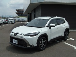 令和5年式のカローラクロスZ入庫！！純正ディスプレイオーディオ！！マルチビューカメラシステム！！フロント左右シートヒータ！！電動リアゲート！！ETC！！前後社外ドライブレコーダー！！