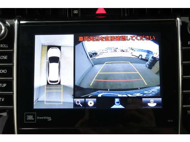 パノラミックビューモニター（360°カメラ）が装着されていますので安全確認もばっちりですね！