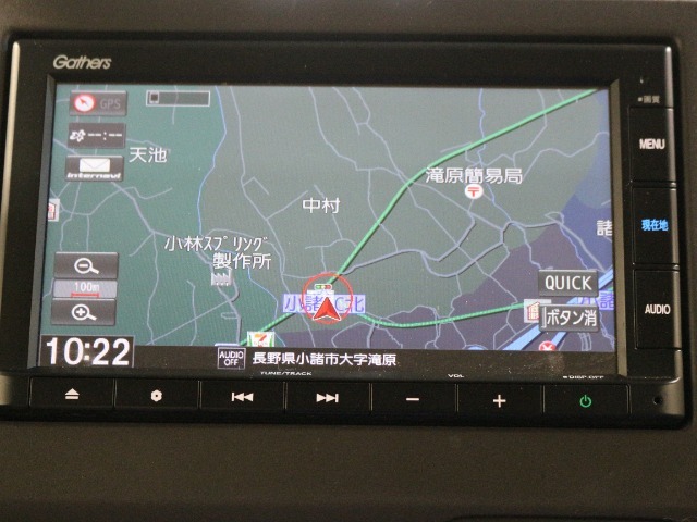 ギャザズメモリーナビ　VXM-205Ci装備。Bluetooth対応です。
