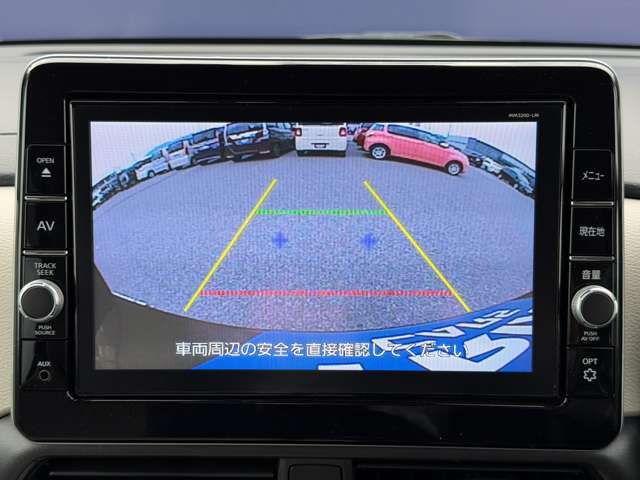 【バックカメラ】バックカメラが付いていますので駐車も安全にできますね♪