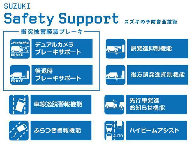 毎日の安心と、クルマの楽しさを支える。スズキの予防安全技術『SUZUKI　Safty　Support』