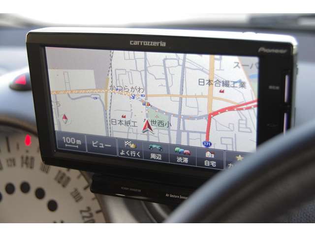 ■MINI PNDパッケージ・カロッツェリア6.1V型ワイドタッチパネル対応液晶メモリーナビ・フルセグ地デジチューナー・カロッツェリアバックカメラ（エアゼスチャー連動）