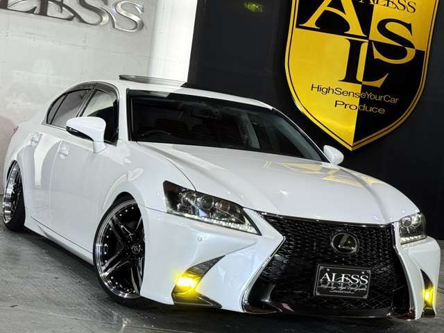 ★10系　GS350　バージョンL★黒革シート★サンルーフ★マークレビンソンオーディオ★リモコンエンジンスターター★スマートキー★プッシュスタート★カードキー★Bluetoothオーディオ対応