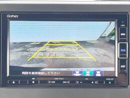 【バックカメラ】駐車時に後方がリアルタイム映像で確認できます。大型商業施設や立体駐車場での駐車時や、夜間のバック時に大活躍！運転スキルに関わらず、今や必須となった装備のひとつです！